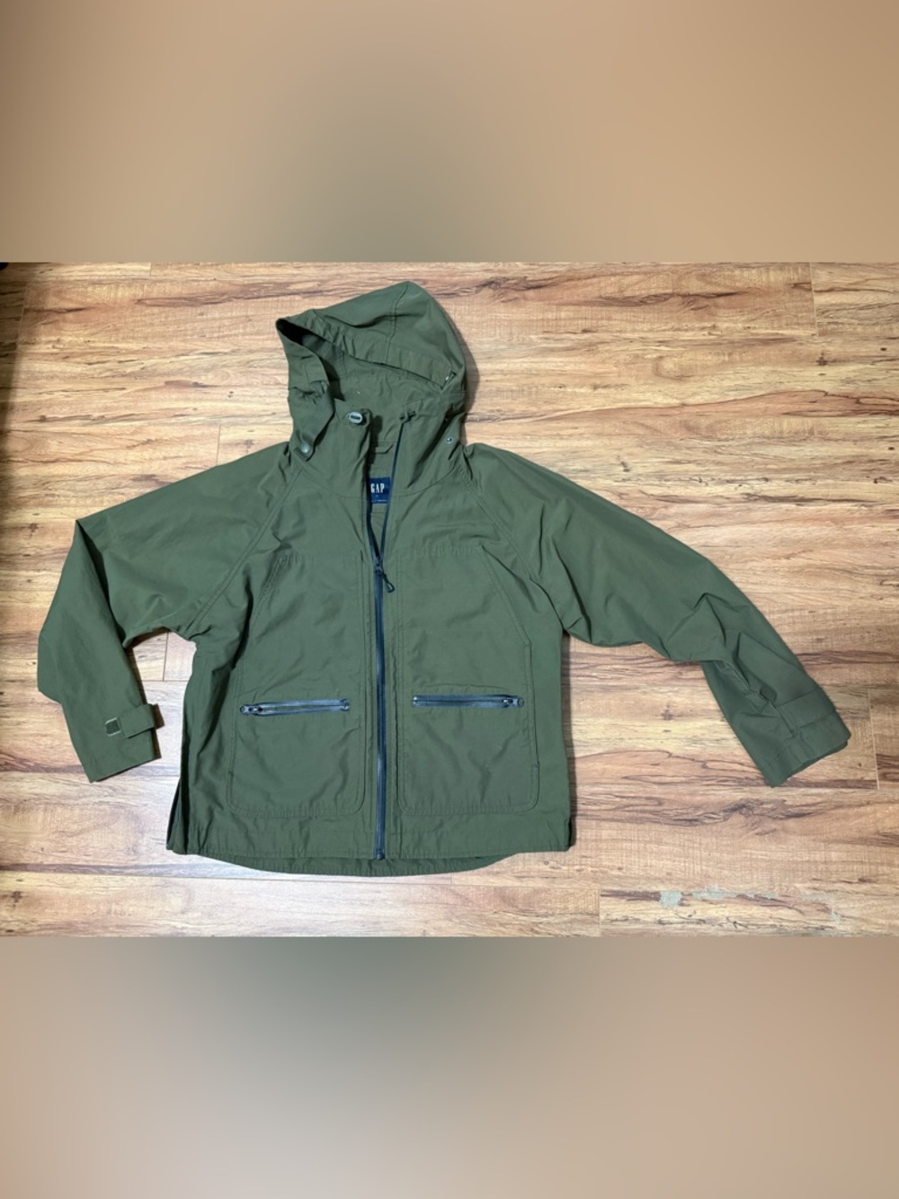 GAP Olive Hooded Jacket
